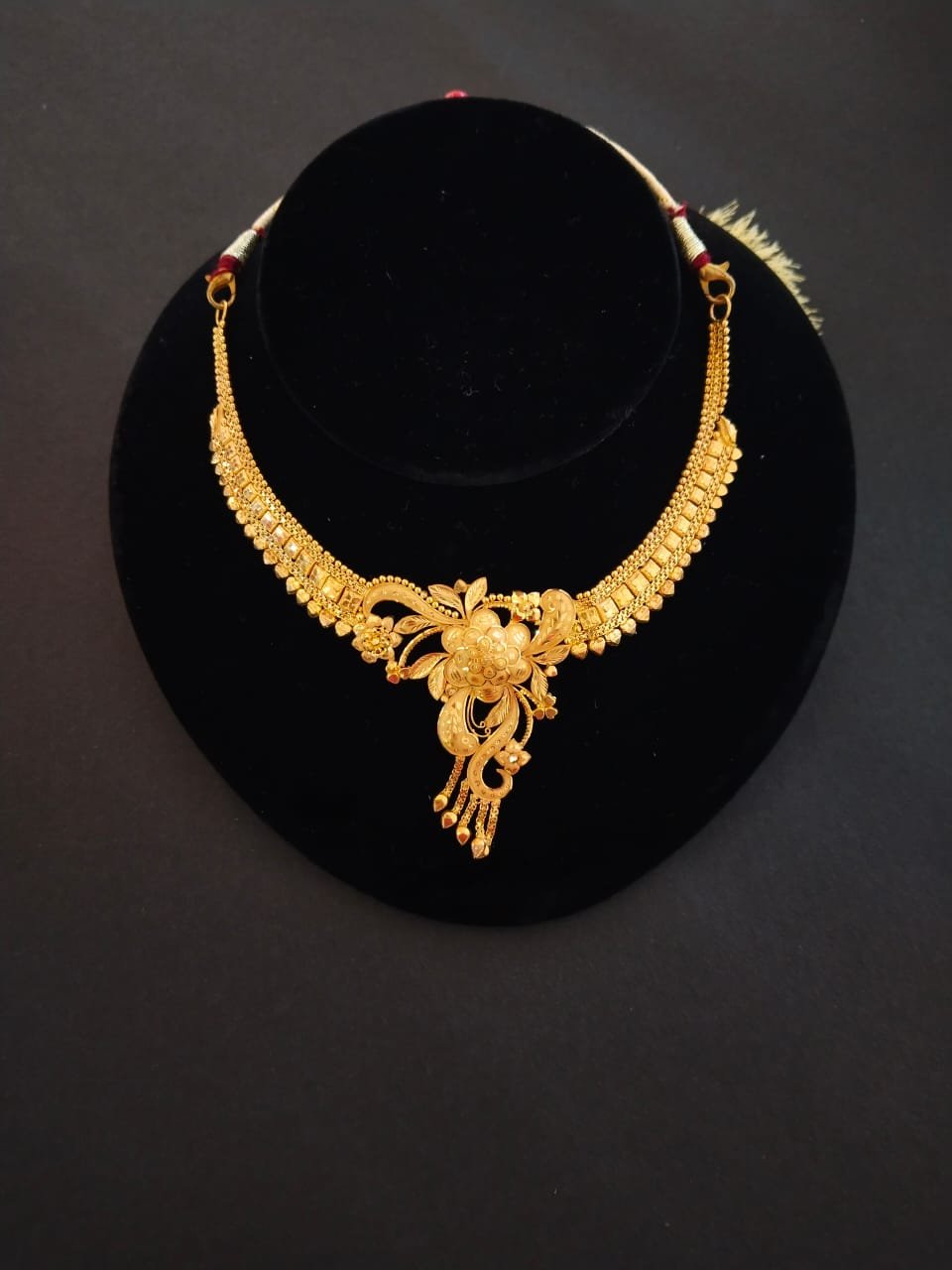 Peacock Gold Necklace